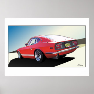 Poster Kyusha Kai Datsun 240z
