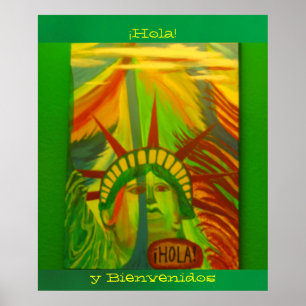Póster - La Estatua de la Libertad - Lucy Hola! Poster
