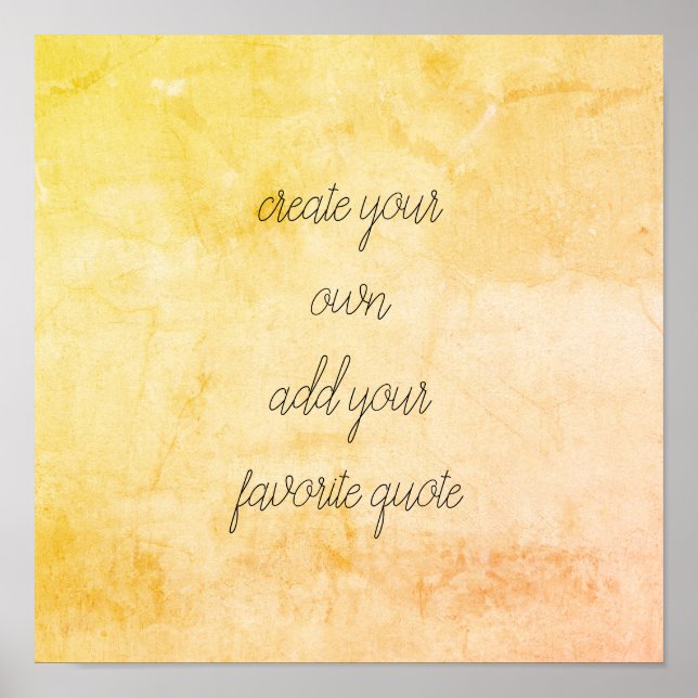 poster lägga till en egen tryckt typografi (Framsidan)