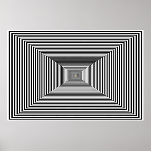 Poster - Lätt optisk illusion