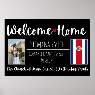 Poster LDS Missionary Homecoming Välkomsthemskylt