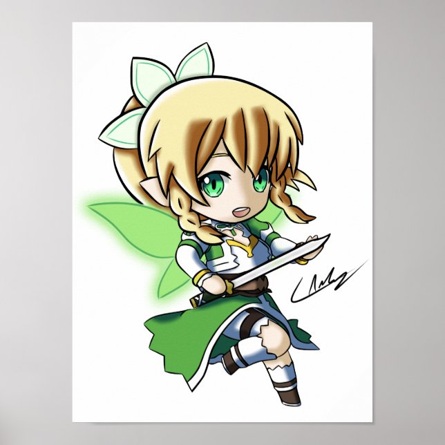Poster Leafa Chibi (Framsidan)