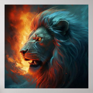 Poster Lejon feu