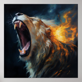 Poster Lejon feu