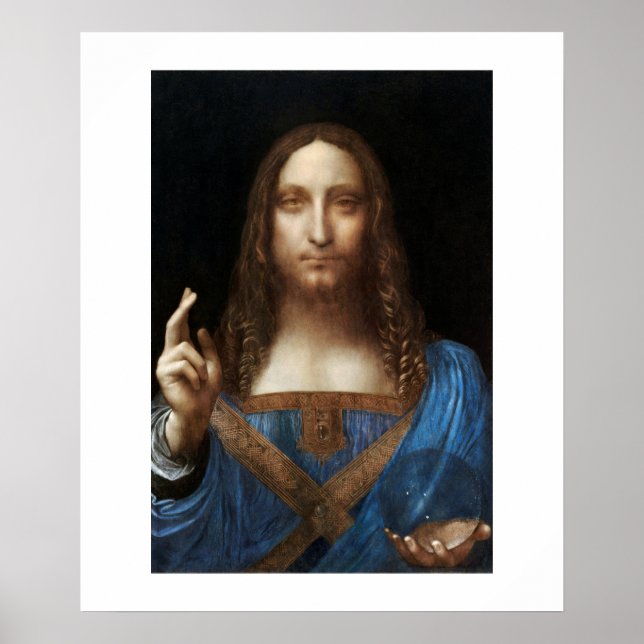POSTER: LEONARDO DA VINCI: SALVATOR MUNDI POSTER (Framsidan)