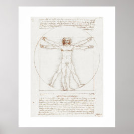 POSTER: LEONARDO DA VINCI: VITRUVIAN MAN POSTER