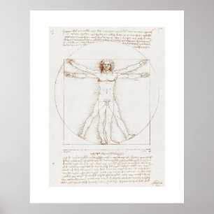 POSTER: LEONARDO DA VINCI: VITRUVIAN MAN POSTER