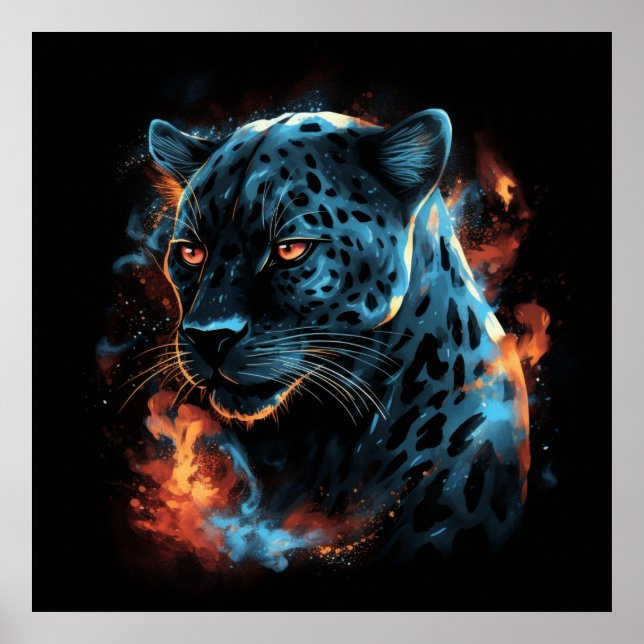 Poster Léopard blanc (Framsidan)