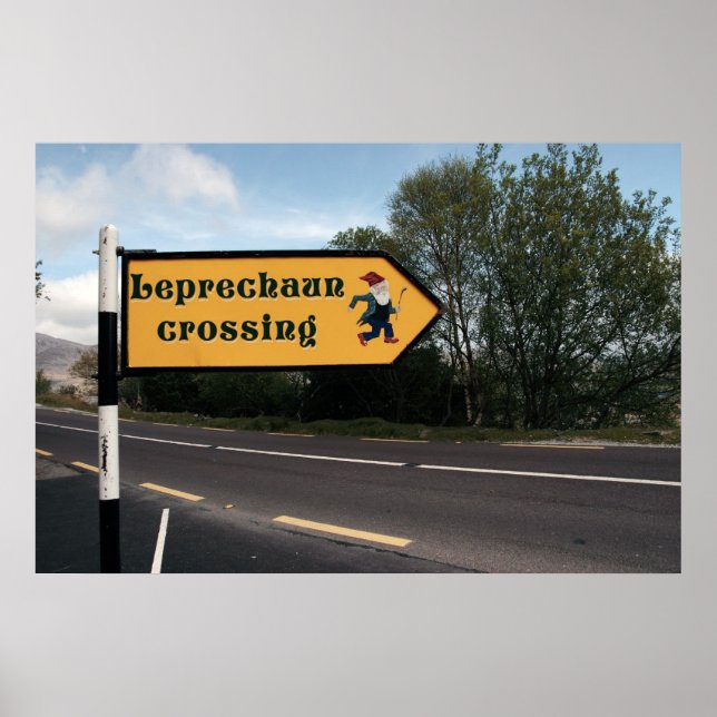 poster leprechaun-tecken (Framsidan)