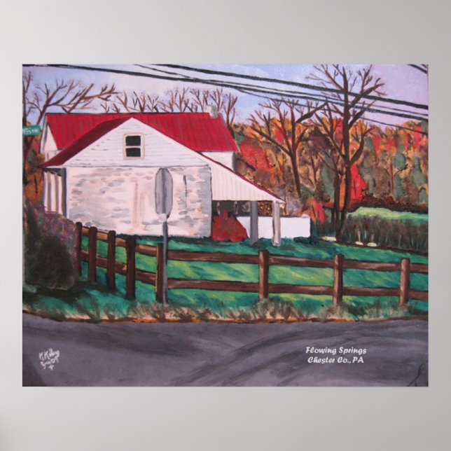 Poster liggande gård (Framsidan)