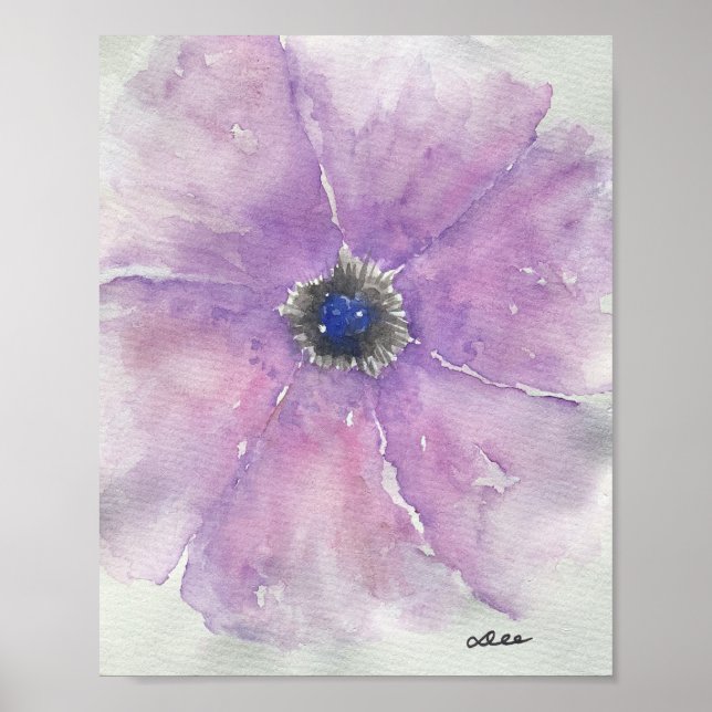 Poster lila Passion Canvas (8x10) (Framsidan)