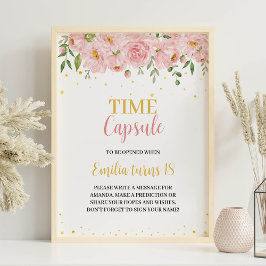 Poster lilla miss Onederful Birthday Time Capsule