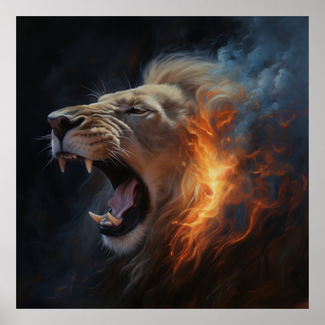 Poster Lion Feu (Framsidan)