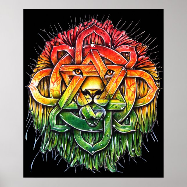 Póster Lion Zion - M1 Poster (Framsidan)