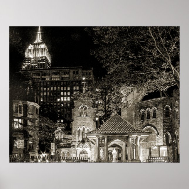 POSTER LITE CHURCH BIG CITY (projektionsyta) (Framsidan)