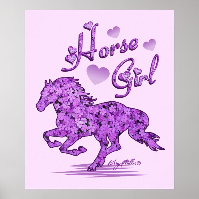 Poster Little Girl Horse (Framsidan)