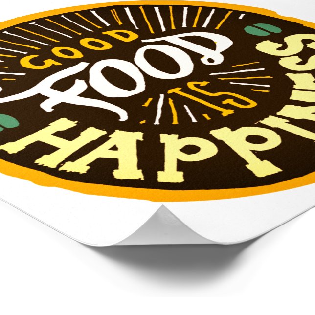 POSTER LIVSMEDELSTYPOGRAFI (Hörn)