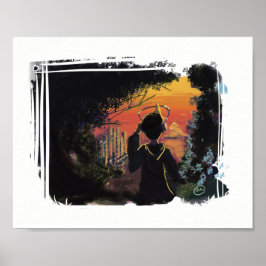 Poster - lo- fi sunset by micgurro