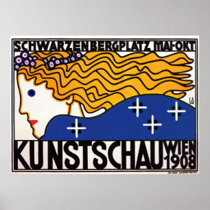 Poster Loffler Secesseion: Kunstschau Wien