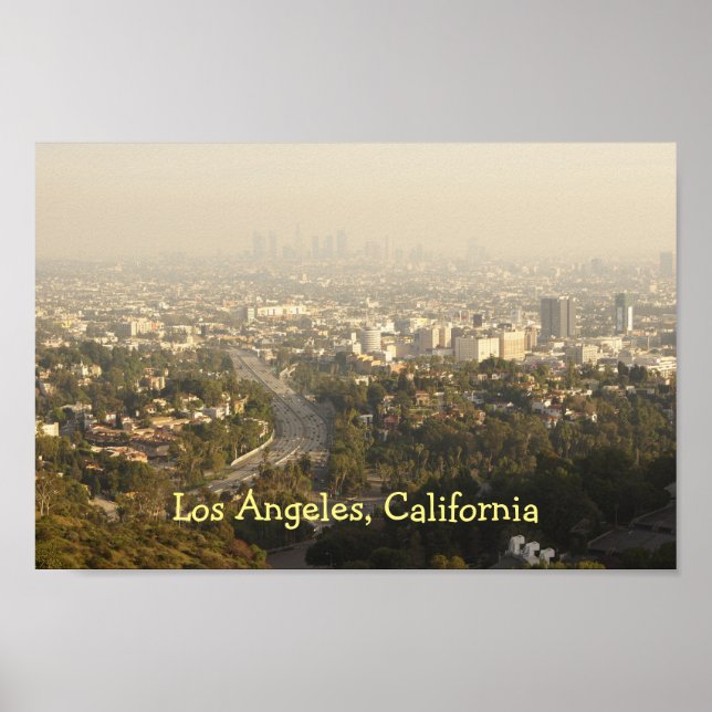 Poster - Los Angeles / Hollywood, Kalifornien (Framsidan)
