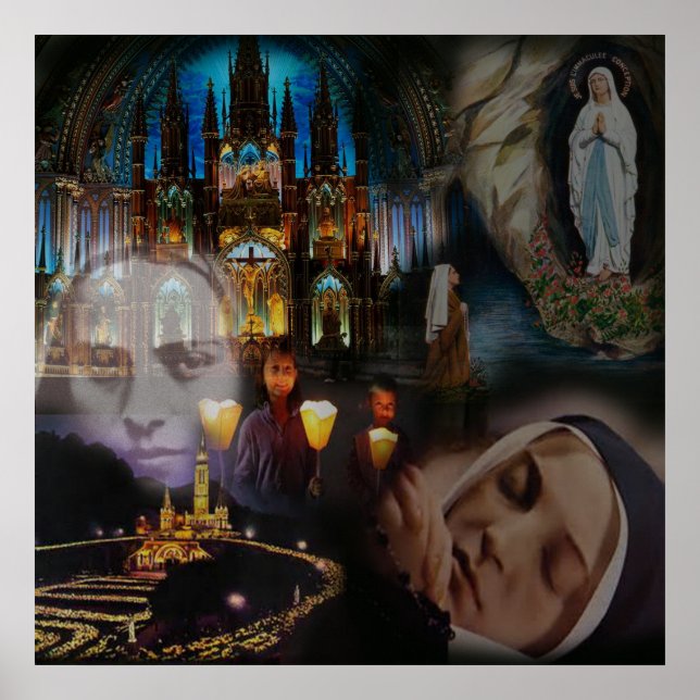 POSTER LOURDES COLLAGE (Framsidan)