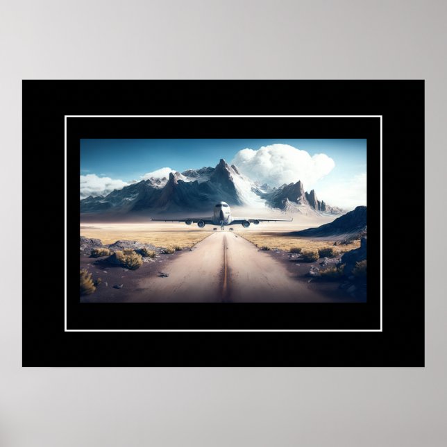 Poster luftfartyg (Framsidan)