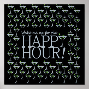 poster lycklig Hour