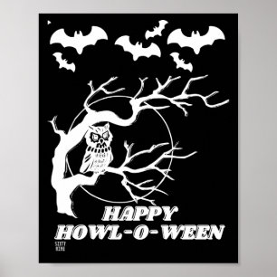 poster "LYCKLIG HOWL-O-WEEN".
