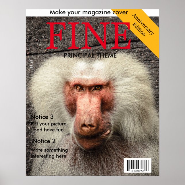 Poster magasinomslag (Framsidan)