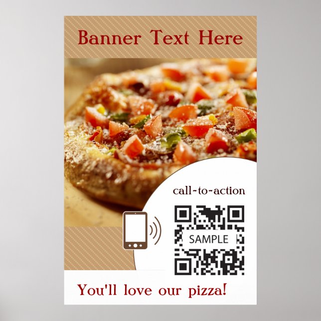 Poster mallpizza (Framsidan)