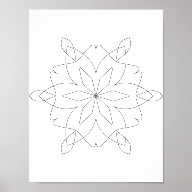 Poster - Mandala to Color (Framsidan)