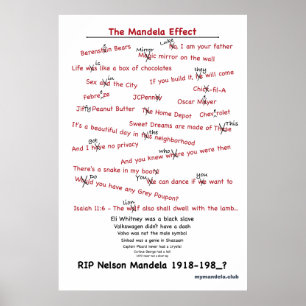 Poster Mandela-effekter