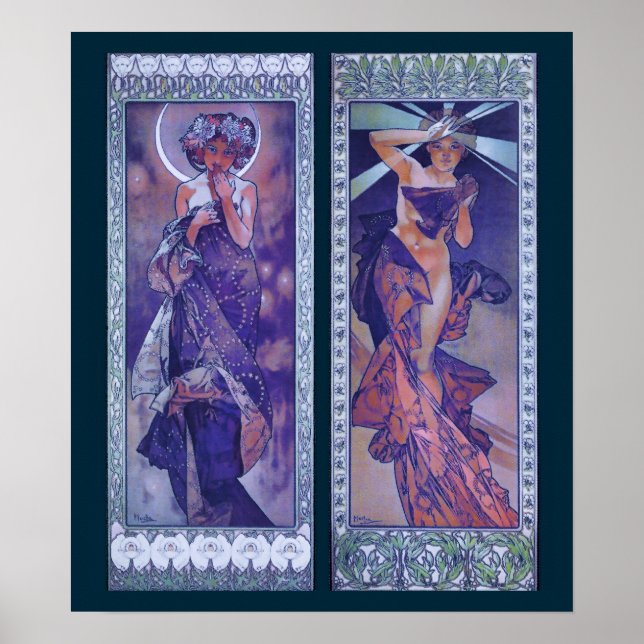 Poster måne och Morgonstjärnan (Framsidan)