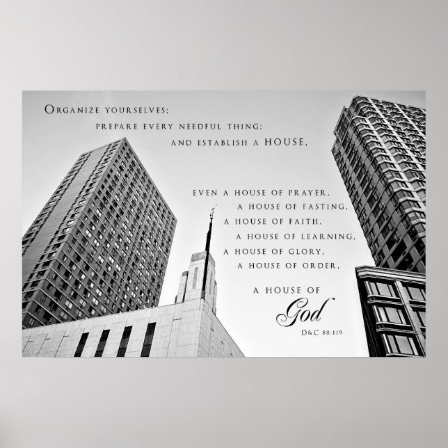 Poster - Manhattan New York LDS Temple (Framsidan)