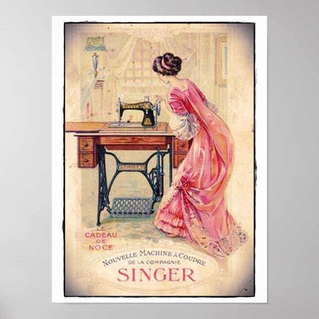 POSTER "MÁQUINA DE COSTURA" (Framsidan)