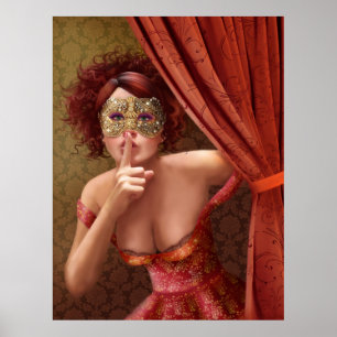 Poster " Masqueraad"