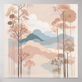 Poster matt murale oil