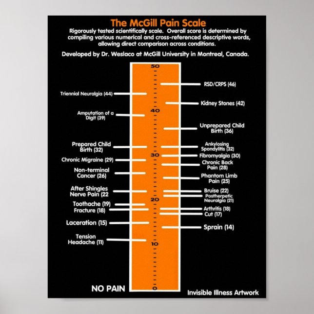 POSTER...McGill Pain  Poster (Framsidan)