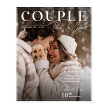 Poster med årsjubileum Magazine Photo Cover Person