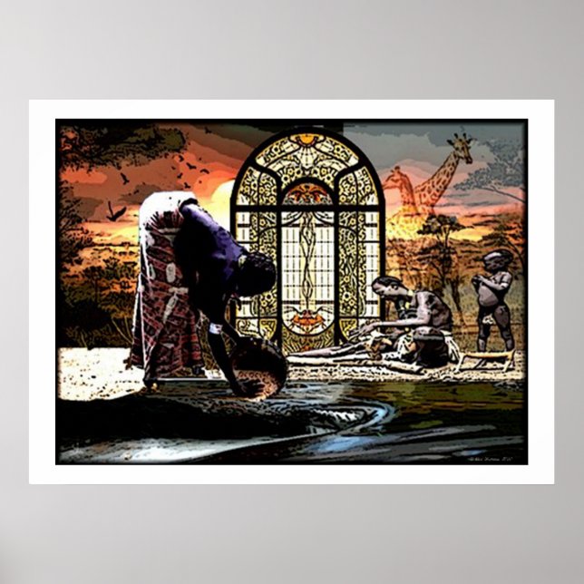 Poster med astronomiska konst (Framsidan)