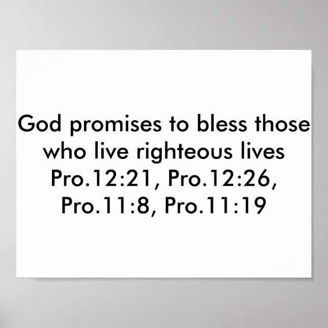 Poster med bibelverser (Framsidan)