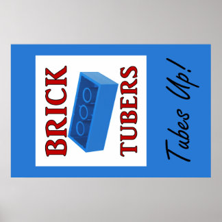 Poster med brickknappar uppåt