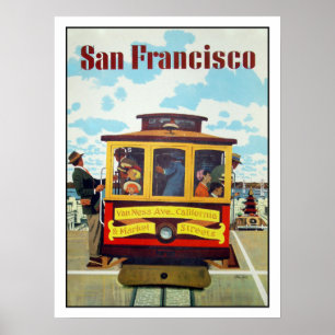 Poster med Coola San Francisco-utskrift