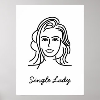 Poster med Dam