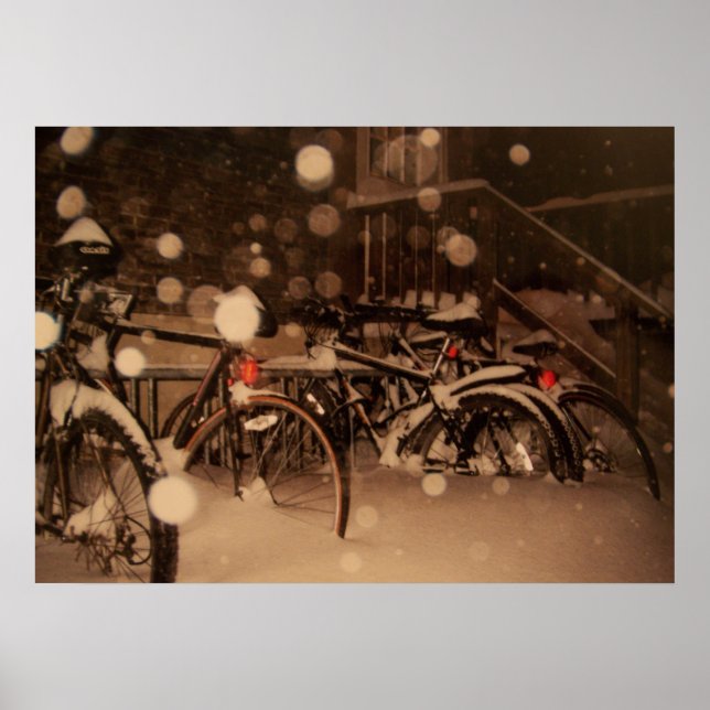 Poster med en vacker vinter bild (Framsidan)