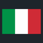 Poster med Flagga av Italien<br><div class="desc">Vackert stora poster med flagga av Italien. Den här produkten har sitt anpassade.</div>