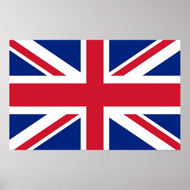 Poster med Flagga i Förenade kungariket (Framsidan)