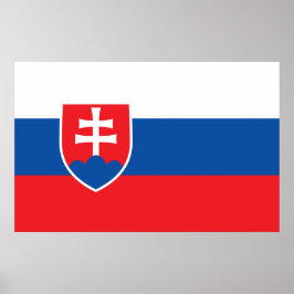 Poster med Flagga i Slovakien