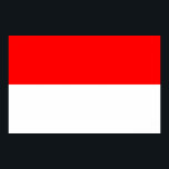 Poster med Flagga Indonesien<br><div class="desc">Fira det nationella pridet med denna djärva och elegant poster om Indonesiens flagga, en tidlös hyllning till det röda och vita färg som symboliserar mod och renhet. Detta professionellt tryckta poster visar den enkla men kraftfulla utformningen av den indonesiska flagga, med dess levande röda rand och vita grund rand som...</div>