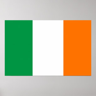 Poster med Flagga Irland